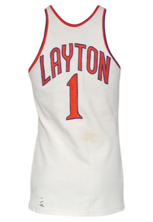 Early 1970s Mo Layton Phoenix Suns Game-Used Home Jersey