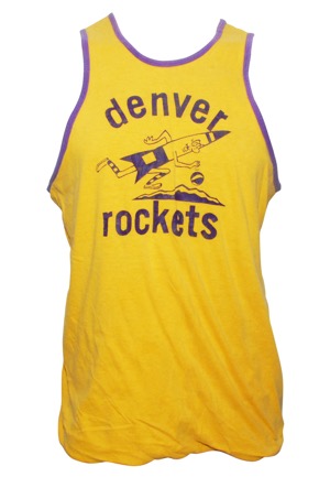 Circa 1970 ABA Denver Rockets Reversible Practice Jersey