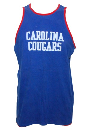 1972-73 ABA Carolina Cougars Reversible Practice Jersey
