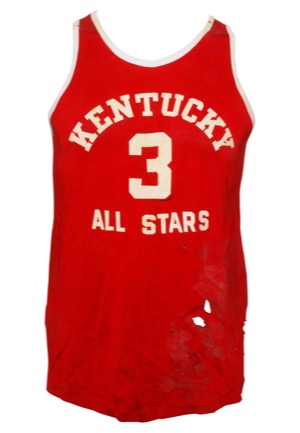1960 Darel Carrier Kentucky High School All-Stars Game-Used Jersey (Carrier LOA)