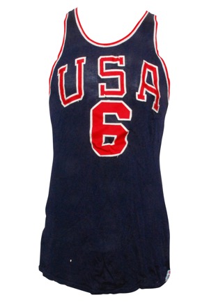 1967 Darel Carrier FIBA USA World Championship Game-Used Uniform (2)(Carrier LOA)
