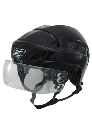 2010 Frazer McLaren San Jose Sharks Game-Used Helmet