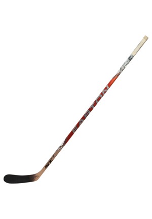 2010 Devin Setoguchi San Jose Sharks Game-Used & Autographed Hockey Stick (JSA • Team COA)