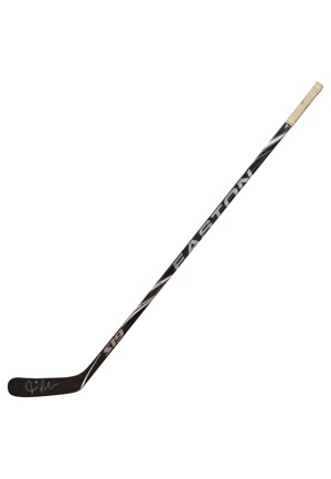 2010 Joe Pavelski San Jose Sharks Game-Used & Autographed Hockey Stick (JSA • Team COA)