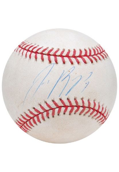7/10/2003 Jose Reyes Game-Used & Autographed Baseball (JSA • Steiner LOA • MLB Hologram)