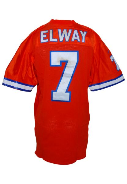 1996 John Elway Denver Broncos Game-Used Home Jersey (Apparent Photomatch • Sourced From The Team • Unwashed)