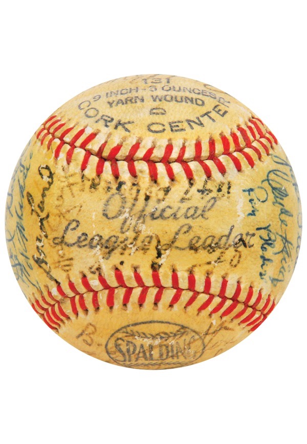 Lot Detail - 1947 Brooklyn Dodgers Team-Signed Baseball with Rookie  Robinson & Hodges (JSA)