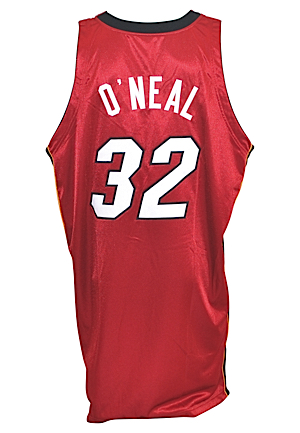 2004-05 Shaquille ONeal Miami Heat Game-Used Road Jersey