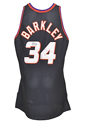1994-95 Charles Barkley Phoenix Suns Game-Used & Autographed Road Jersey (JSA • Pristine Provenance)