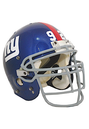 2005 Michael Strahan New York Giants Game-Used Helmet (Steiner LOA)