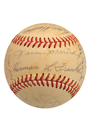 1968 San Francisco Giants Team-Signed Baseball (JSA)