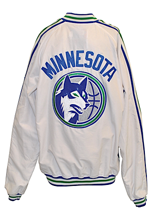 1992-93 Minnesota Timberwolves Worn Warm-Up Suit Attributed to Rookie Christian Laettner (2)