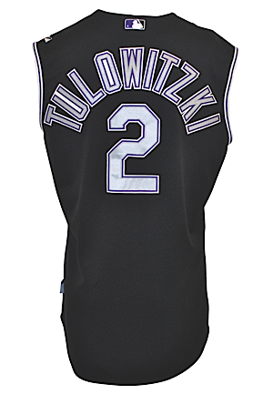 2012 Troy Tulowitzki Colorado Rockies Game-Used Alternate Vest