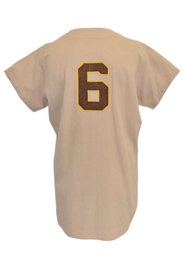 Lot Detail - 1969 Wally Moon San Diego Padres Coaches-Worn Spring Training  Road Flannel Jersey (Inaugural Season)