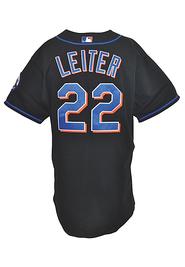 Lot Detail - 2003 Al Leiter New York Mets Game-Used Alternate Jersey