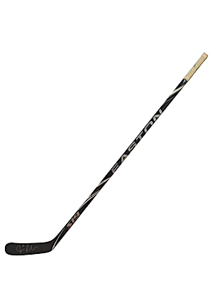 2010 Joe Pavelski San Jose Sharks Game-Used & Autographed Hockey Stick (JSA • Team COA)