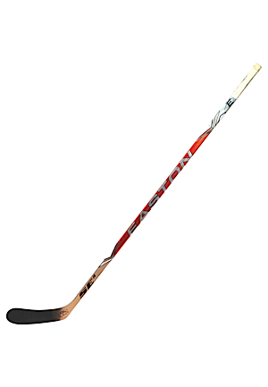 2010 Devin Setoguchi San Jose Sharks Game-Used & Autographed Hockey Stick (JSA • Team COA)