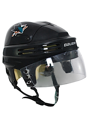2010 Douglas Murray San Jose Sharks Game-Used Helmet
