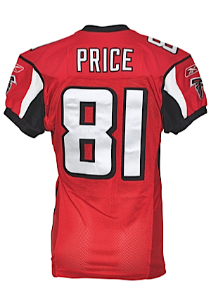 2003 Peerless Price Atlanta Falcons Game-Used Home Jersey