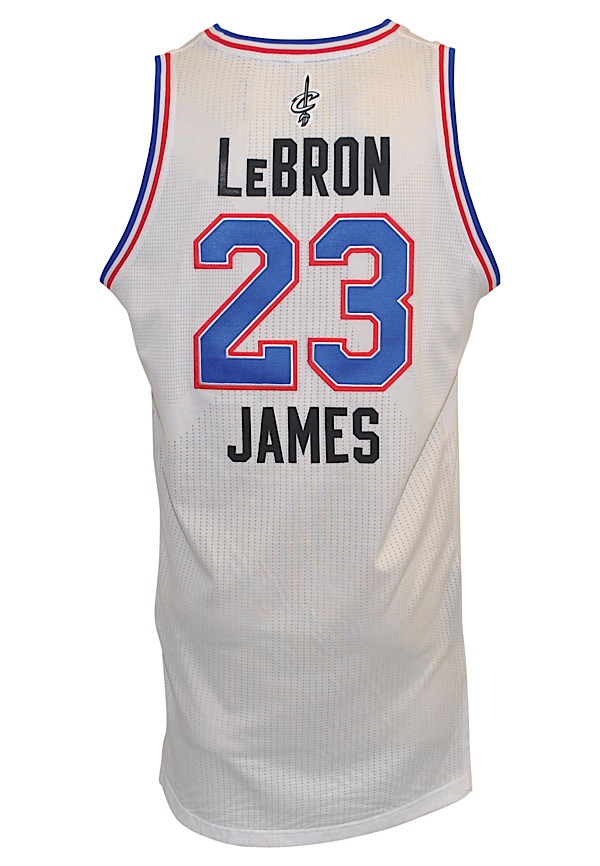 Lot Detail - 2015-16 LeBron James Game Used Cleveland Cavaliers Black Jersey  Worn on 12/8/15 Vs. Portland (MeiGray)Photo Matched