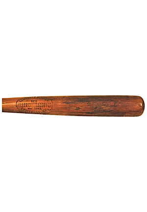 1923-25 George Sisler St. Louis Browns Game-Used & Side-Written Bat (PSA/DNA)