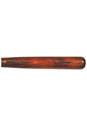 Early 1930s Harry Heilmann Cincinnati Reds Pro Stock Game-Used Side-Written Bat (PSA/DNA)