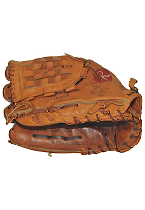 1976 Steve Carlton Philadelphia Phillies Game-Used & Autographed Glove (JSA • Esken LOA)