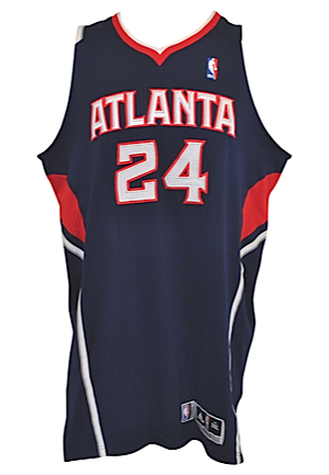 Marvin Williams Atlanta Hawks Game-Used Jerseys — 2009-10 Home, 2009-10 Road & 2010-11 Playoff Road (3)(NBA LOAs)