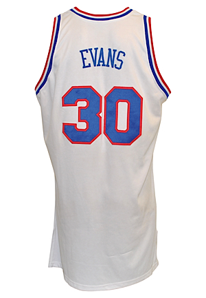 2008-09 Reggie Evans Philadelphia 76ers TBTC Game-Used Home Jersey (NBA LOA)