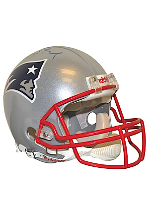Tom Brady New England Patriots Autographed Helmet (JSA • Mounted Memories Hologram • Tri-Star Hologram)
