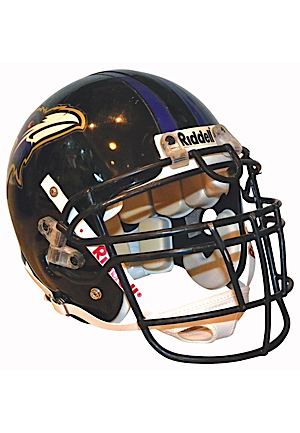 2002 Ray Lewis Baltimore Ravens Game-Used Helmet