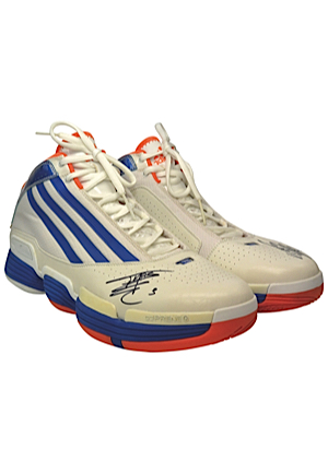2010 Tracy McGrady New York Knicks Game-Used & Autographed Sneakers (JSA • Ball Boy LOA)