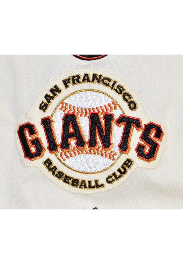 2018 Game Used Orange Alt Home Jersey Worn by #35 Brandon Crawford on 9/28  vs Los Angeles Dodgers - Size 48