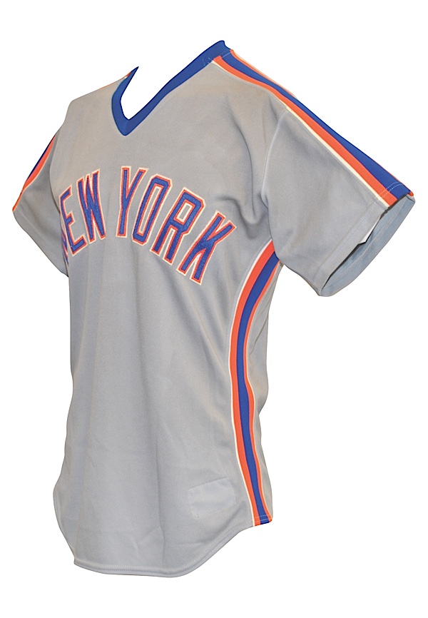 Lot Detail - 1988 Lenny Dykstra New York Mets Game-Used & Autographed Road  Jersey (JSA)