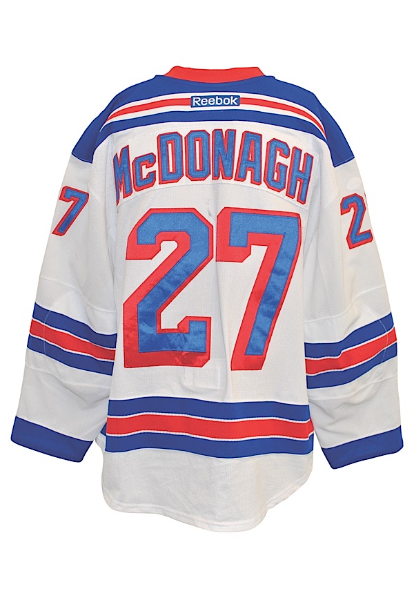 Ryan McDonagh Signed New York Rangers Captain's Jersey (Steiner Hologram)
