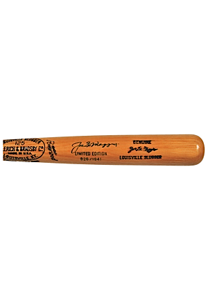 Joe DiMaggio New York Yankees Autographed Limited Edition Bat (JSA • Pro Sports Services)