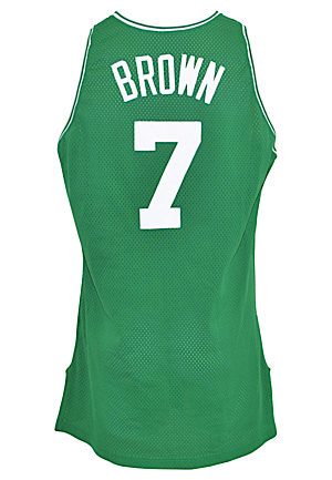 1996-97 Dee Brown Boston Celtics Game-Used Road Uniform (2)