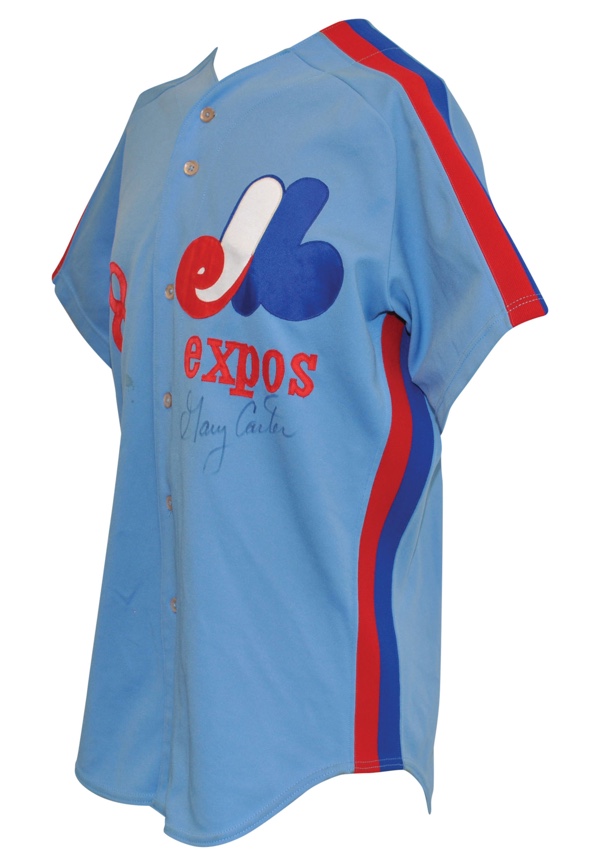 1992 Gary Carter Game Worn Montreal Expos Jersey from the Gary, Lot #81897