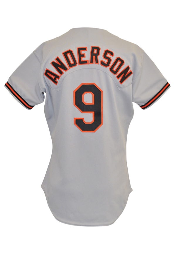Lot Detail - 1989 Brady Anderson Baltimore Orioles Game-Used Road Jersey