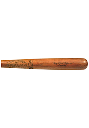 1932 George "Specs" Toporcer St. Louis Cardinals Game-Used & Side-Written Bat (PSA/DNA)