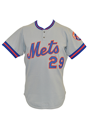 1979 Alex Trevino New York Mets Game-Used Road Jersey & 1975 Wayne Garrett New York Mets Game-Used Home Pants (2)
