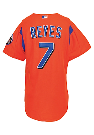 2005 Jose Reyes New York Mets Game-Used Spring Training Jersey