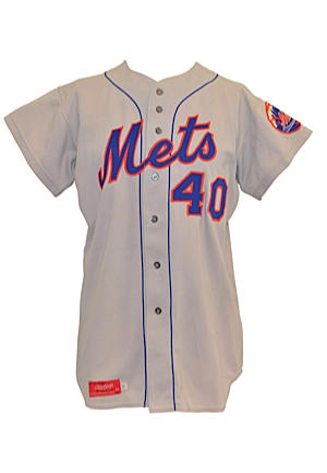 1975 George Stone New York Mets Game-Used Road Jersey