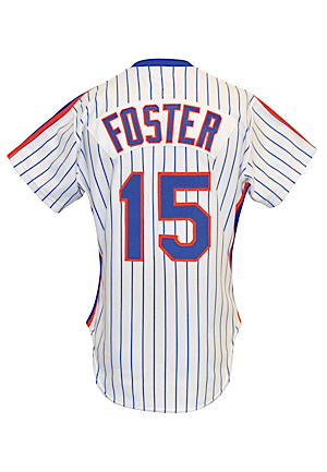 1983 George Foster New York Mets Game-Used Home Jersey