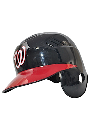 10/7/2012 & 10/8/2012 Ian Desmond Washington Nationals MLB Playoffs Game-Used Road Batting Helmet (MLB Hologram)