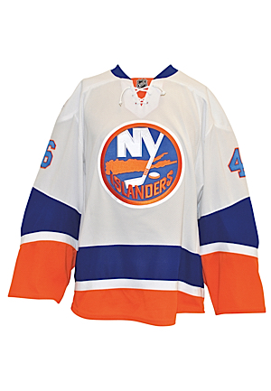 2014-15 Matt Donovan & Michael Grabner New York Islanders Game-Used Road Jerseys (2)(Islanders LOA)