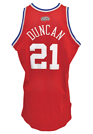 2003 Tim Duncan San Antonio Spurs NBA All-Star Game Jersey
