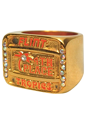 2008 "Semi Pro" Flint Tropics 4th Place Championship Ring