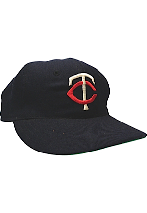 Minnesota Twins Game-Used & Team-Issued Caps (3)