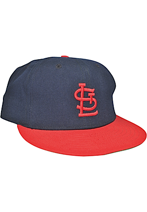 St. Louis Cardinals Game-Used & Team-Issued Caps (2)
